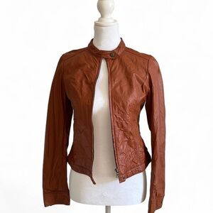 Women's Brown Leather Jacket